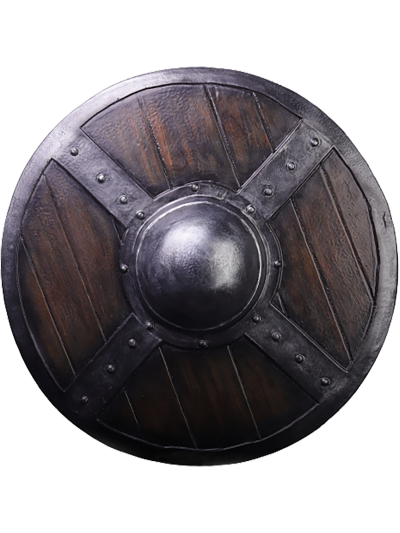 Trollfelsen 50cm LARP-Rundschild "Crios" 